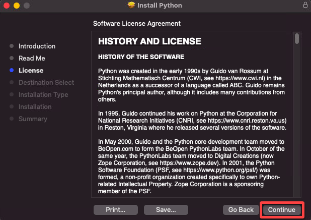 Leer el acuerdo de licencia de software