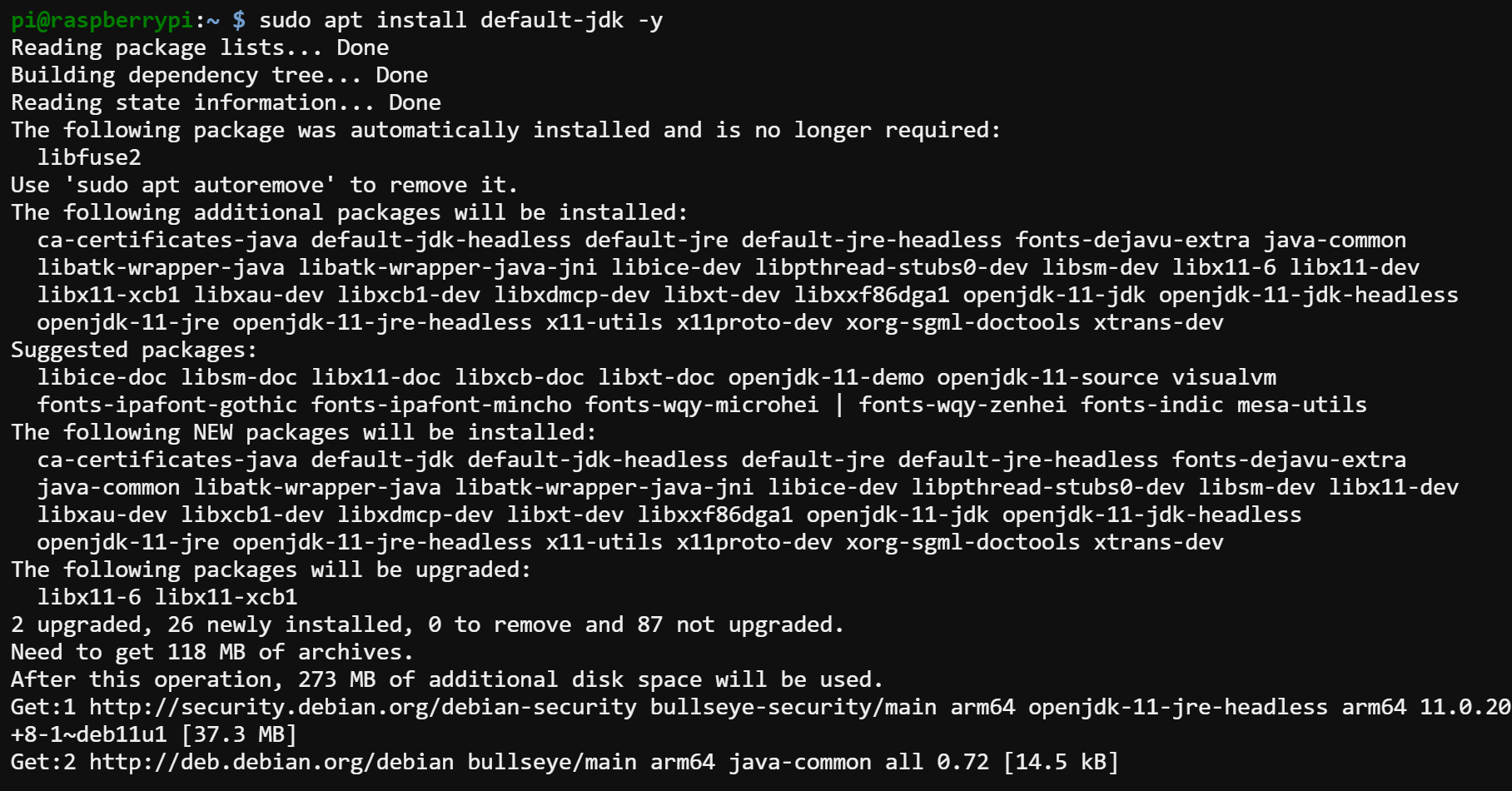 Instalación de Java en Raspberry PI