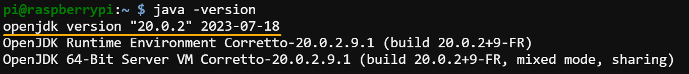 Comprobando la versión de Java instalada