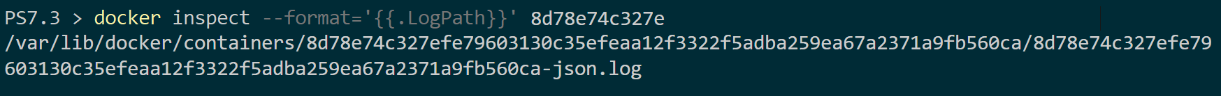 Acceso a la ubicación de registros de Docker