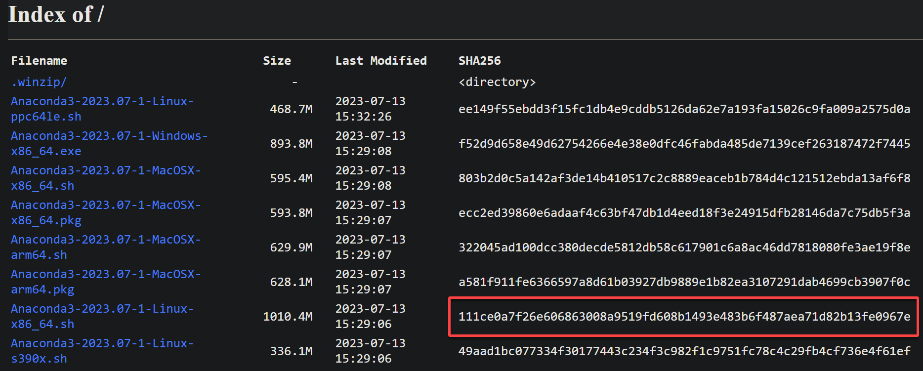 Verificación de la integridad del script del instalador