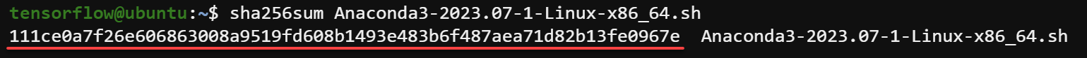 Verificación de la integridad del archivo de script del instalador