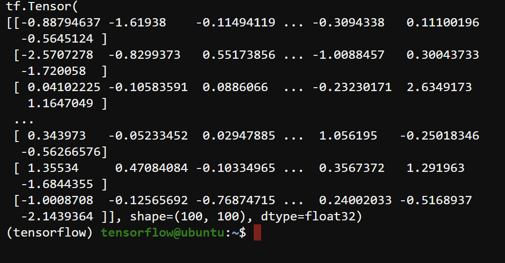 Verificando la instalación de TensorFlow