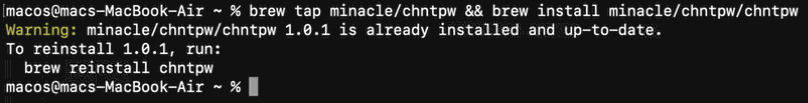 Instalación del paquete chntpw