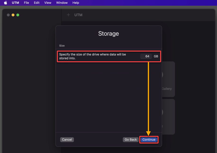 Configuración del tamaño de la unidad virtual