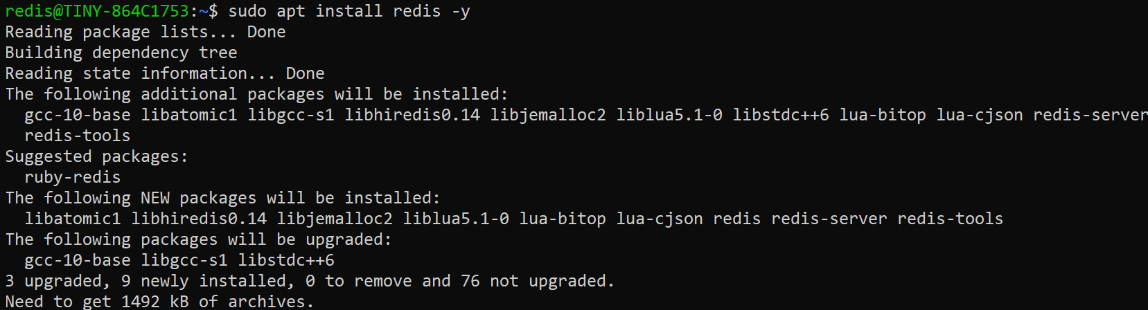 Instalación de Redis