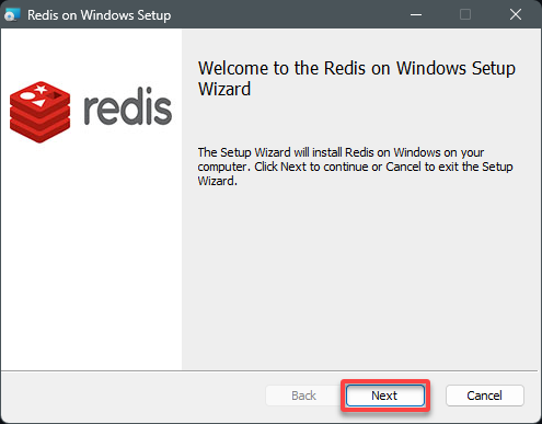 Continuando con la instalación de Redis en Windows