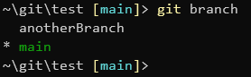 Rama remota de git checkout: lista de ramas locales que se muestran desde el comando git branch.