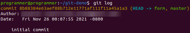 Comprobando el historial de confirmaciones antes de realizar git merge.