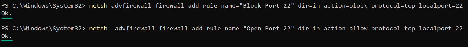 Bloquear y abrir puertos de firewall