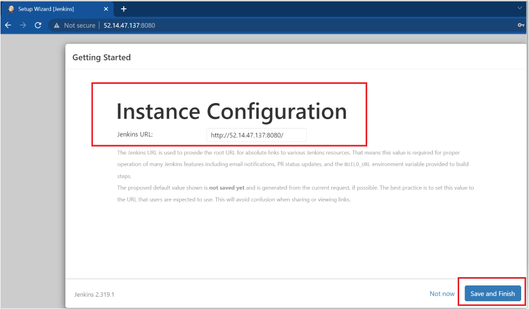 Configurar la instancia de Jenkins