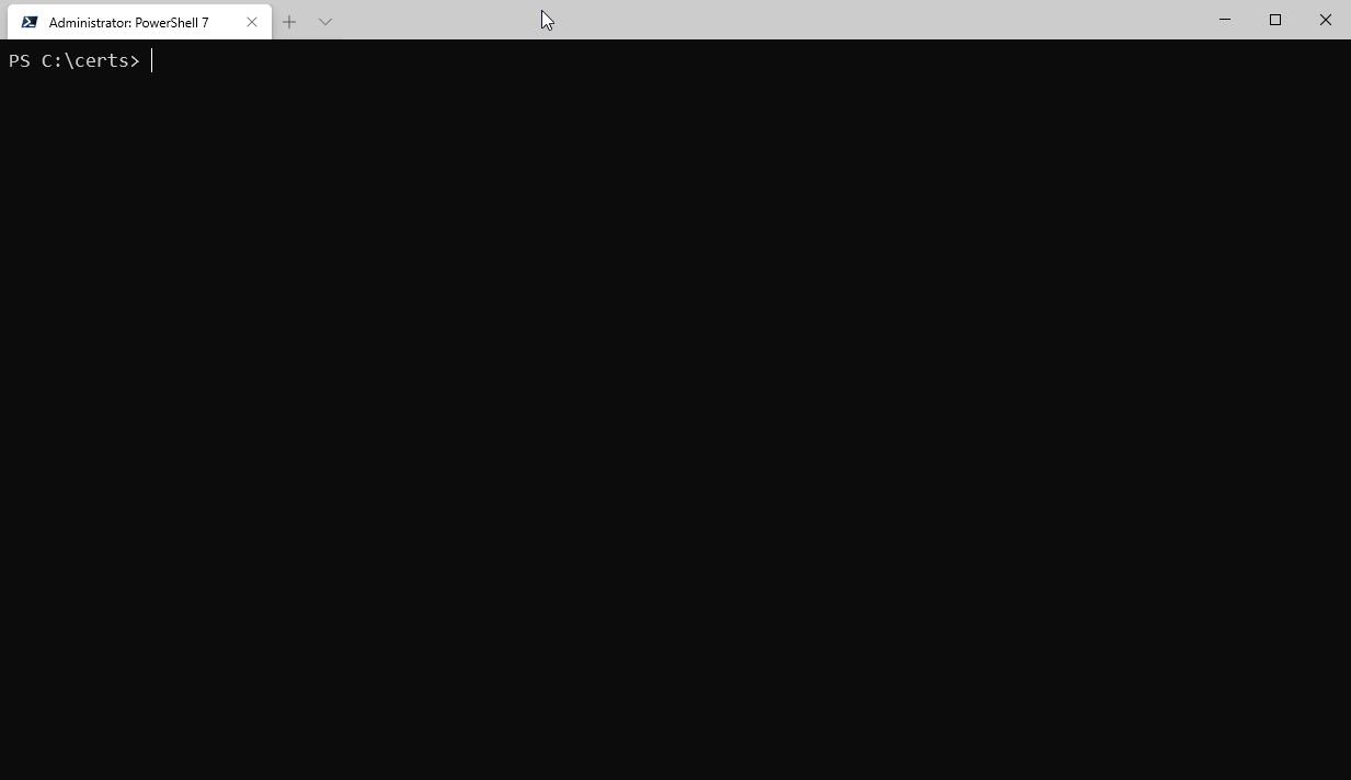 Generando una CSR y una clave privada usando OpenSSL en PowerShell