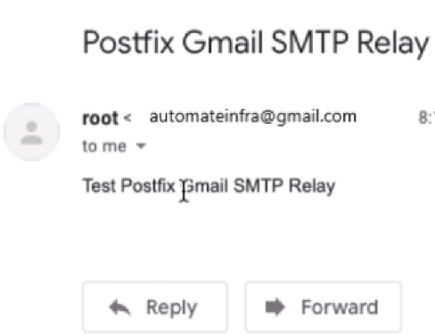 Verificar el correo electrónico recibido enviado a Gmail mediante Postfix/SMTP