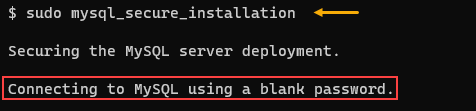 Conexión a MySQL sin contraseña.