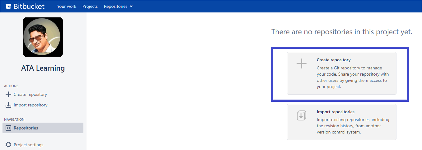 Creando un nuevo repositorio