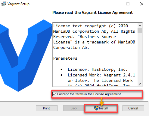 Instalación de Vagrant en Windows