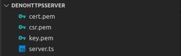 Verificación de la estructura de carpetas de la aplicación