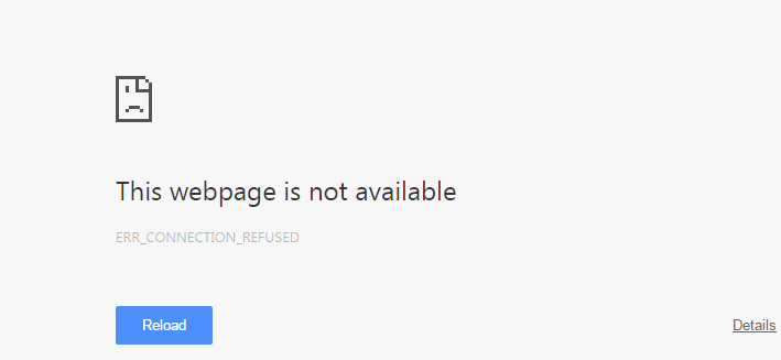 Obteniendo error de conexión rechazada