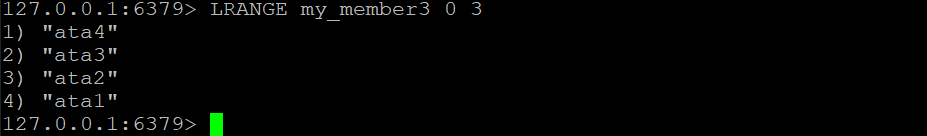 Ver elementos en la lista de destinos (my_member3)