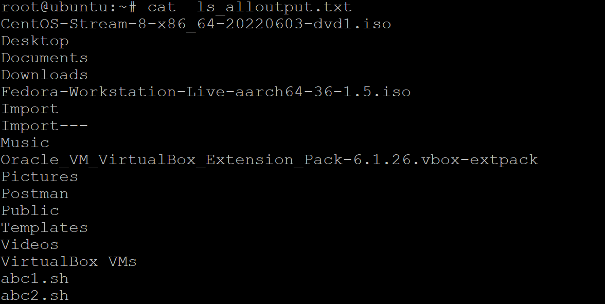 Ver el archivo ls_alloutput.txt