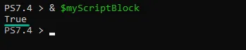 Ejecutando el código dentro de un scriptblock
